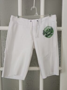 Urban Heritage White Sweat Pants Short